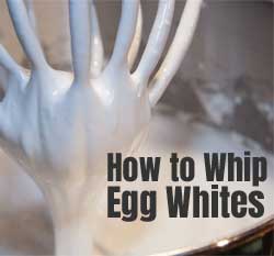 How to Whip Egg Whites to Get Stiff Peaks - 3 Ways